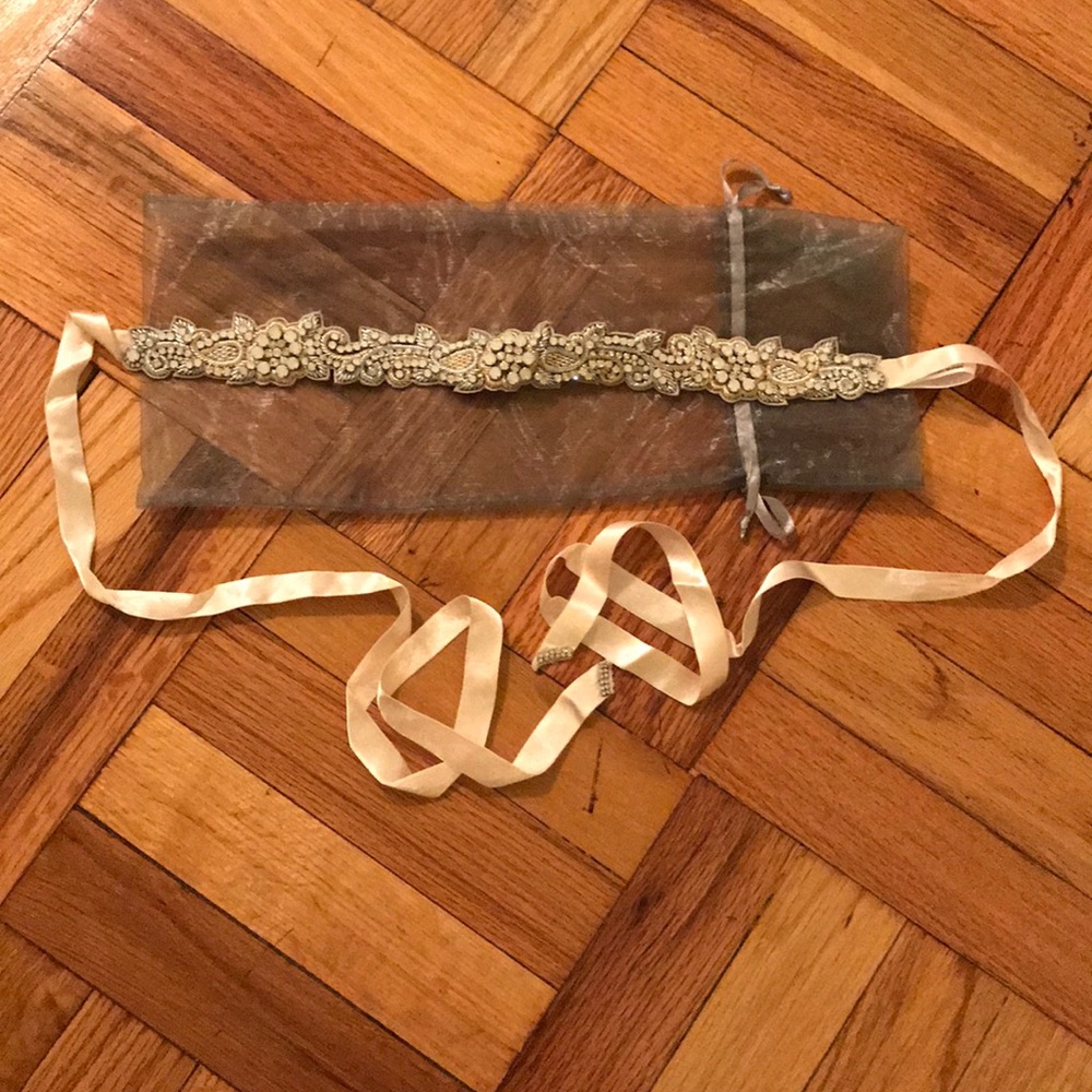 Bhldn Rhinestone Belt